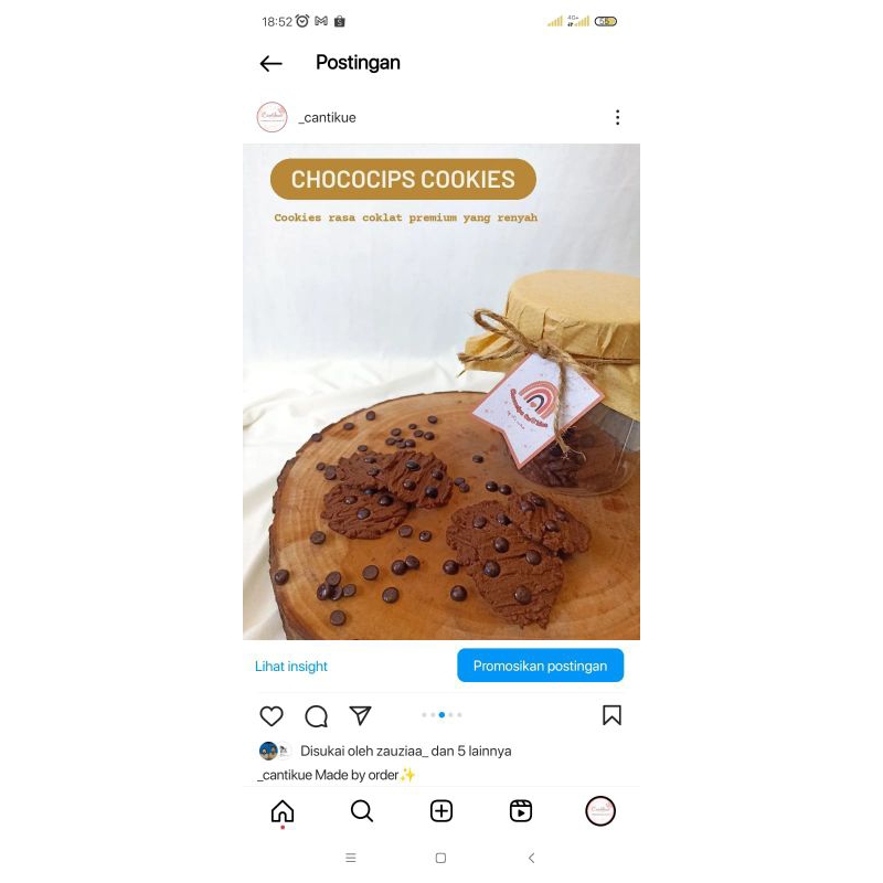 

chocochips kue Kering kue Lebaran KueToples Hampersl lebaran 500gram