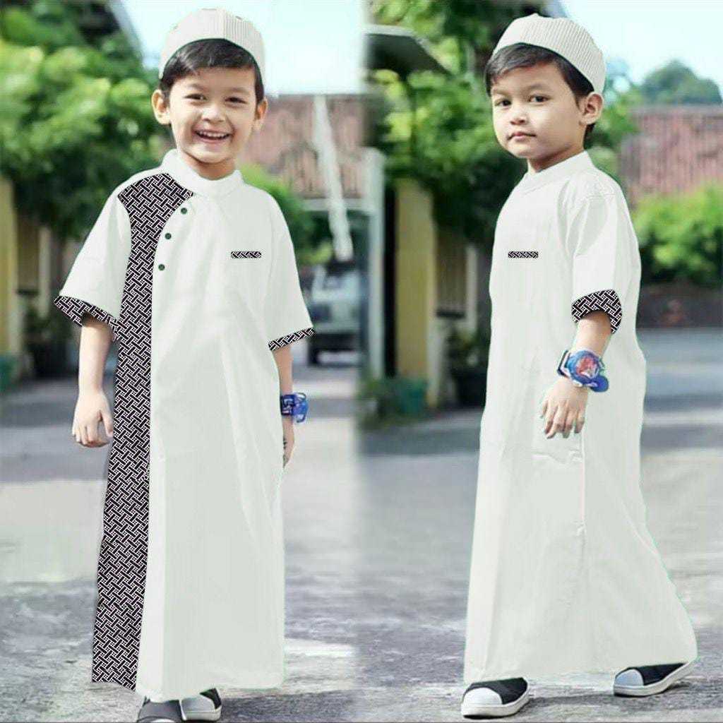 KOKO ANAK LAKI LAKI MOTIF BATIK KOKO JUBAH ANAK LAKI LAKI