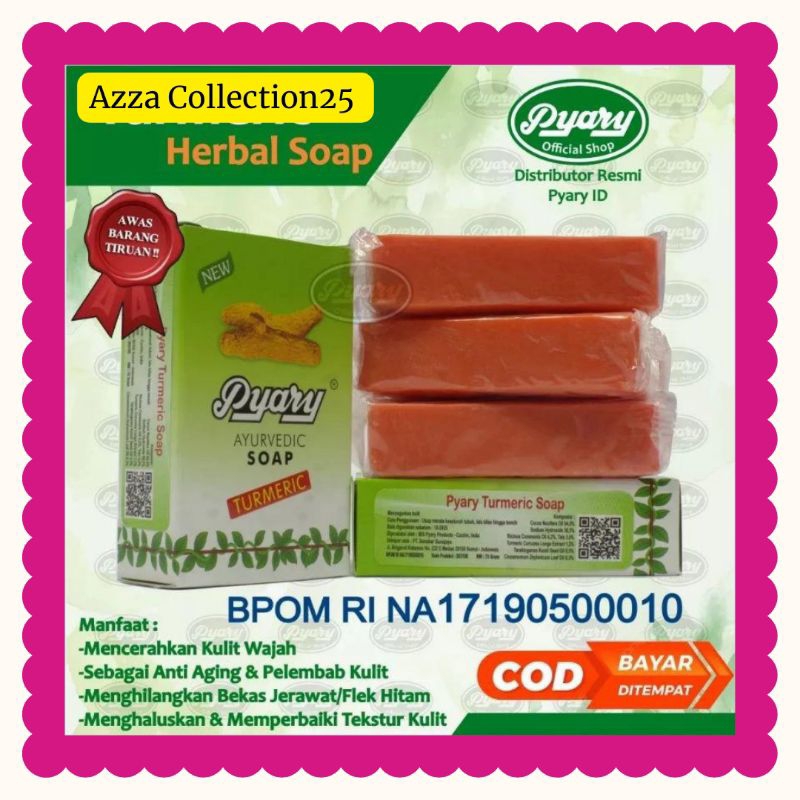 AZZA_GROSIR SABUN PYARY TUMERIC ORIGINAL/ SABUN ARAB PYARY NALPAMARA