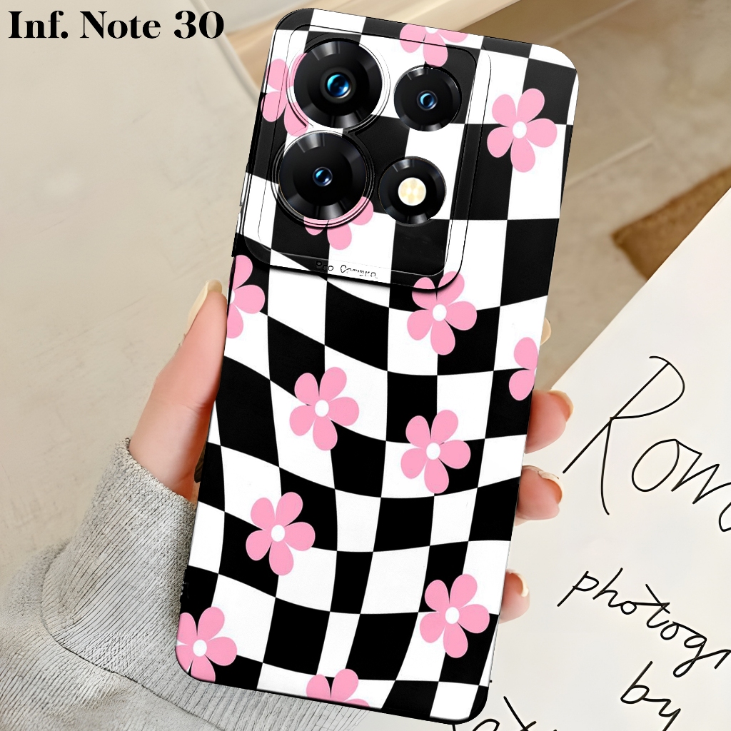Softcase Pro Camera Infinix Note 30 - ALD11 - Fashion Case Abstrak Lucu - Casing HP Infinix Note 30 