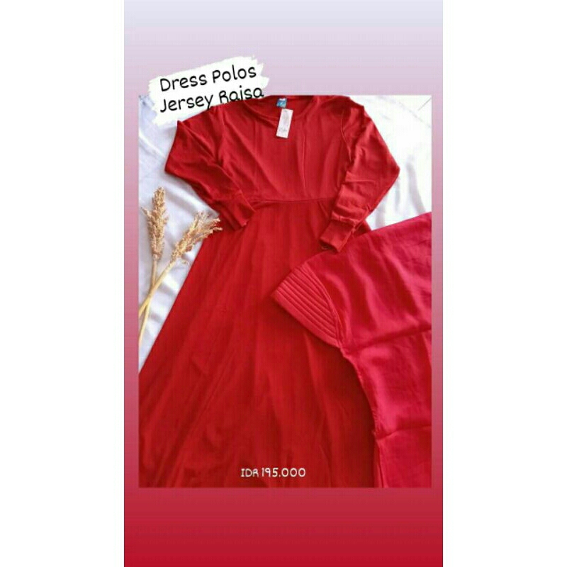 Gamis Set Hijab Anak Polos Raisa