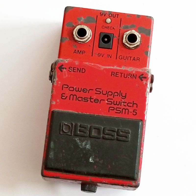 Power Supply & Master Switch Boss PSM-5 Red Lable