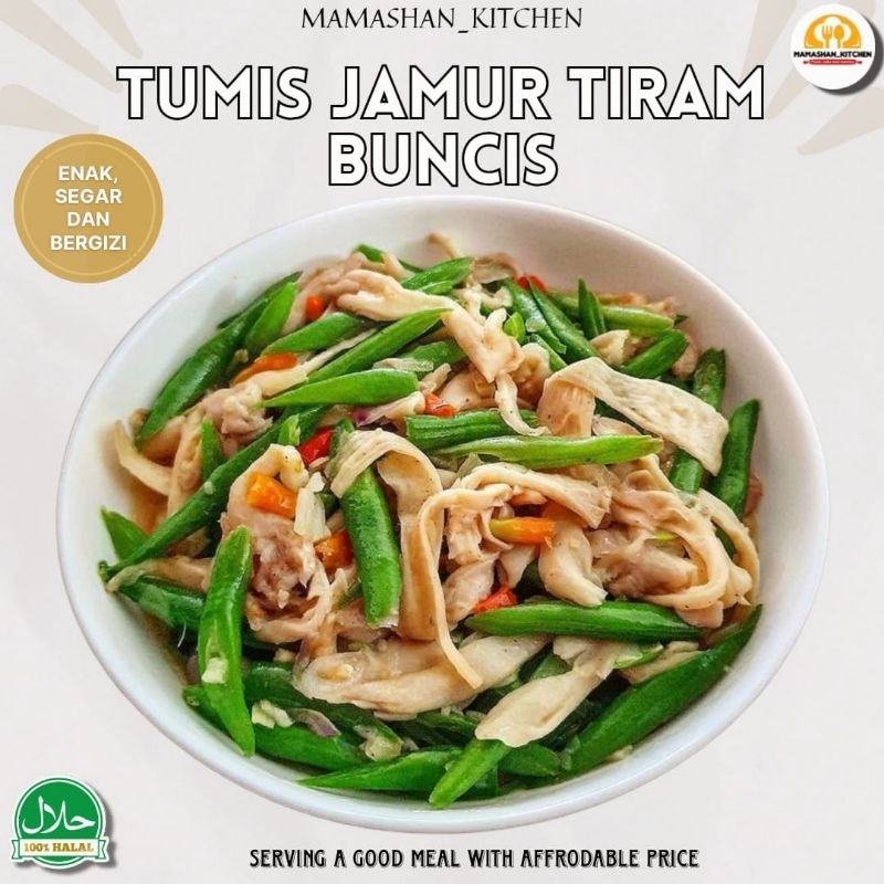 

MENU FAMILY..!! "OSENG JAMUR TIRAM BUNCIS" (PORSI 3-4x MAKAN)