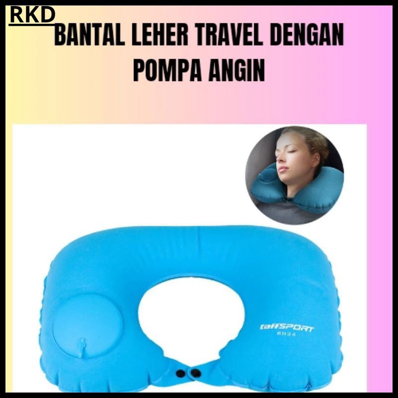 Bantal Leher Angin Inflatable nyaman lembut dengan Pompa Angin