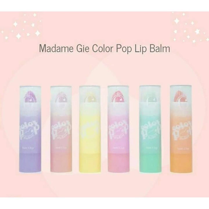MADAME GIE POP LIP BALM/ LIPBALM/ LIPSTIK MADAM GIE