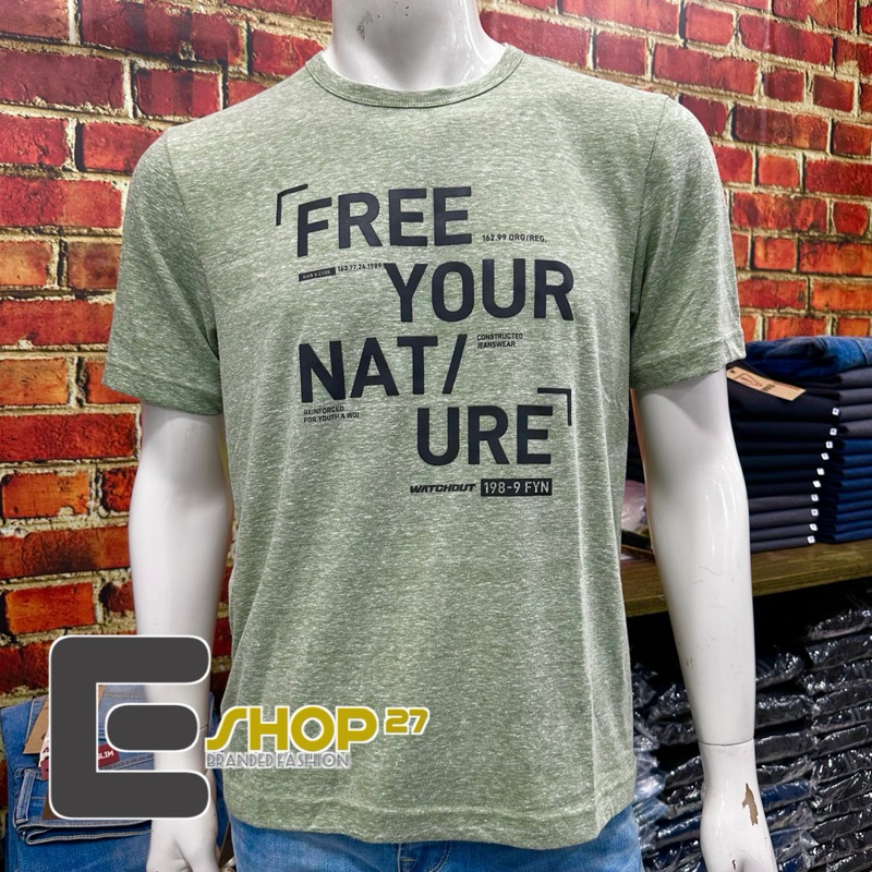 kaos pria brand WATCHOUT JEANS ORIGINAL - JK402340011