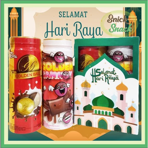 

Parcel Ramadan Box isi 2 Toples Coklat 200 gr Parsel Hampers Idul Fitri Chocolate Ball