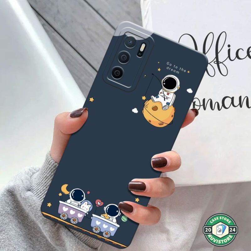 Case Oppo A16 Motif Astronot