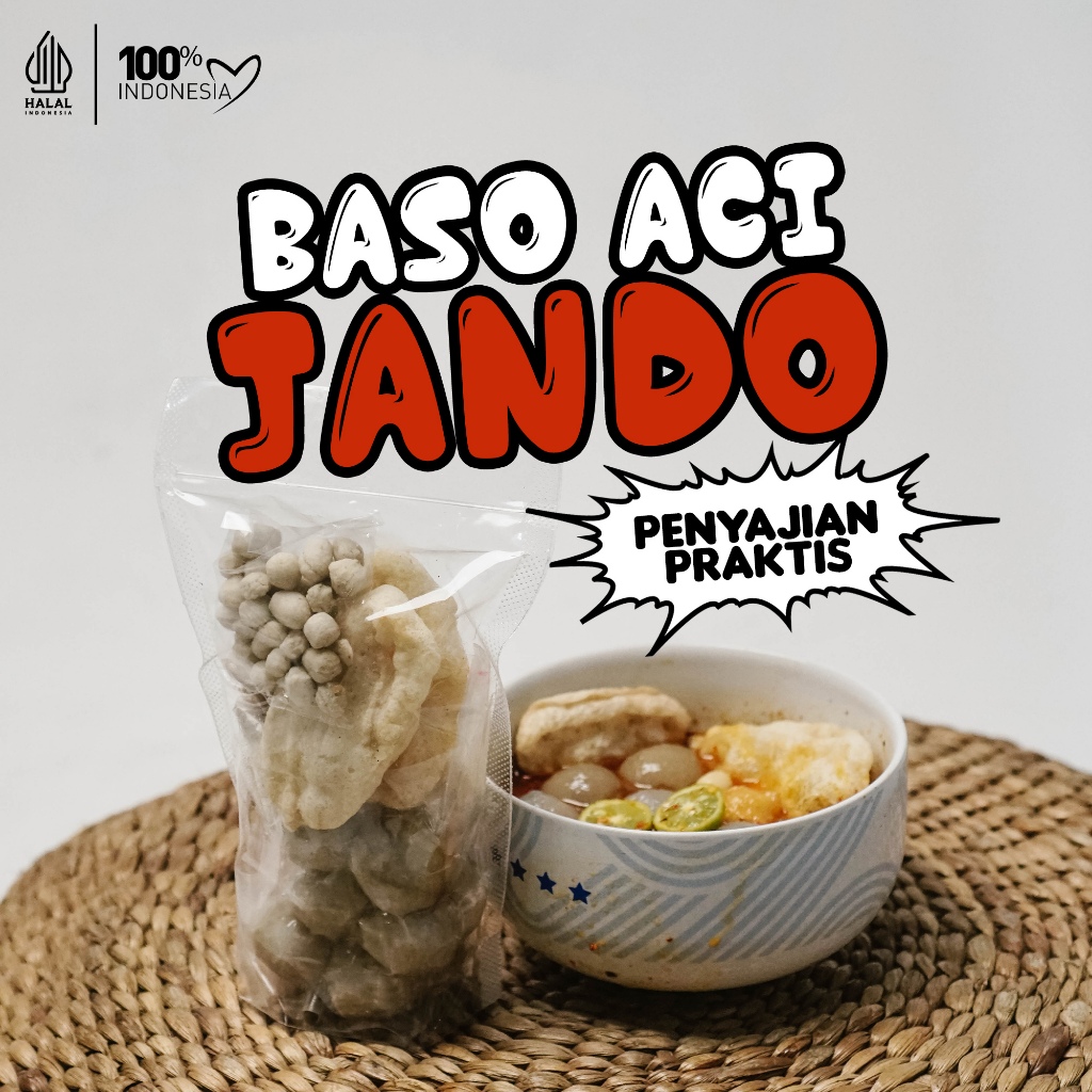 

Baso aci kuah instan isi bumbu cikruh murah - (BASO ACI OCI JANDO )