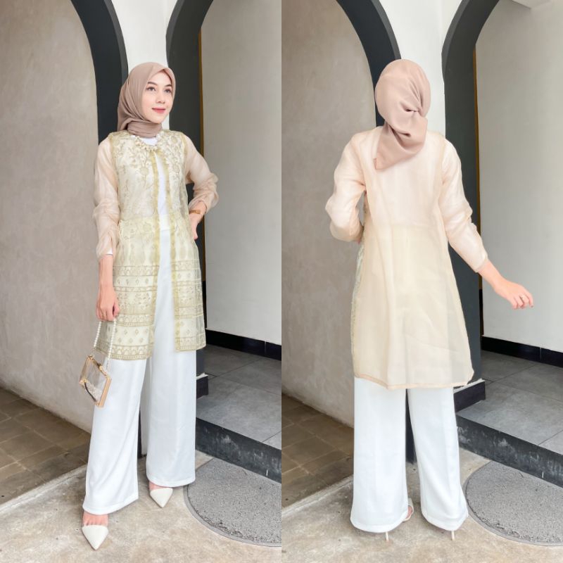 Daisy outer | outer organza bordir