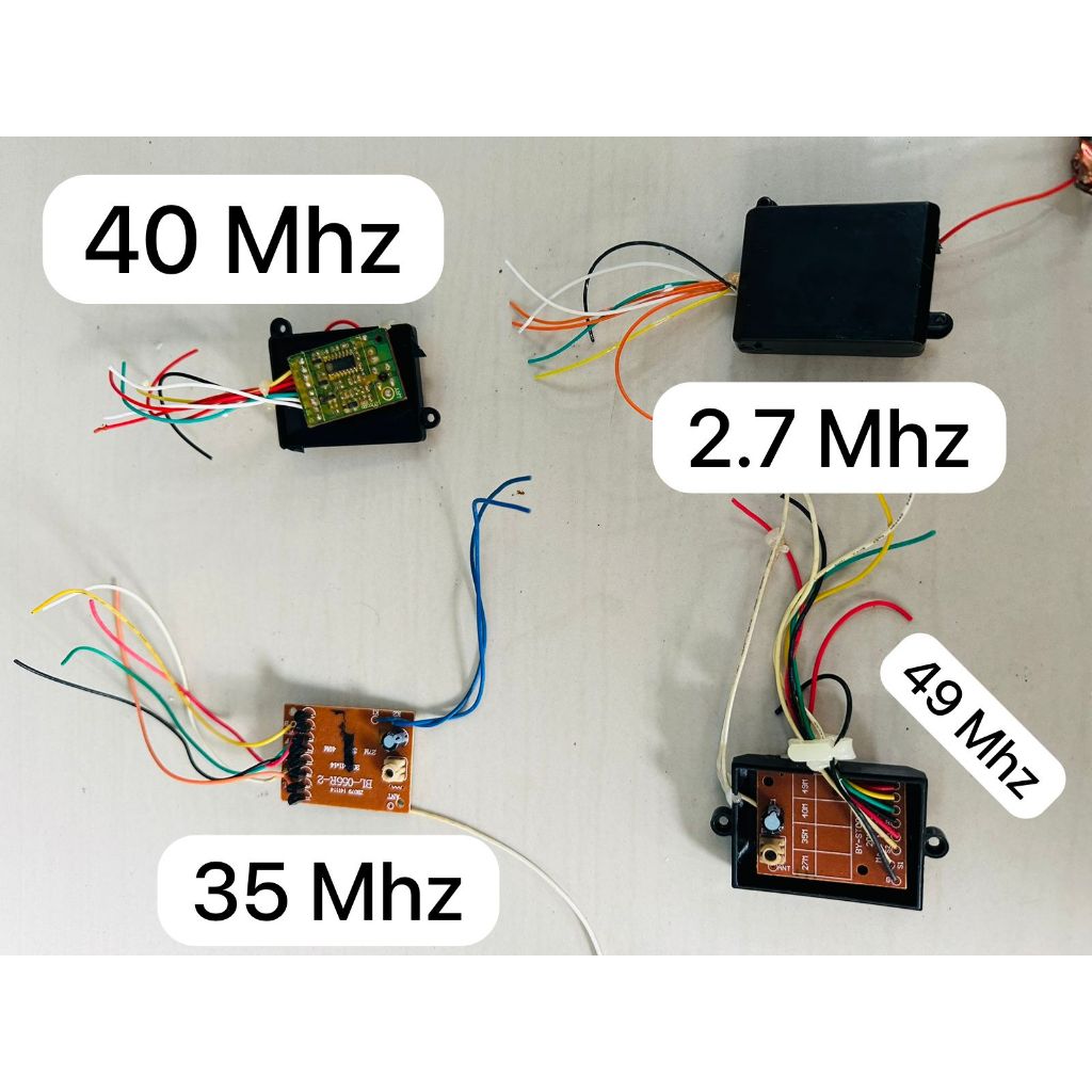 PART COPOTAN MODULE RECEIVER RC 4 CHANEL 27mhz 40mhz 35mhz 49mhz PAPAN PCB REMOTE CONTROL RADIO KONT