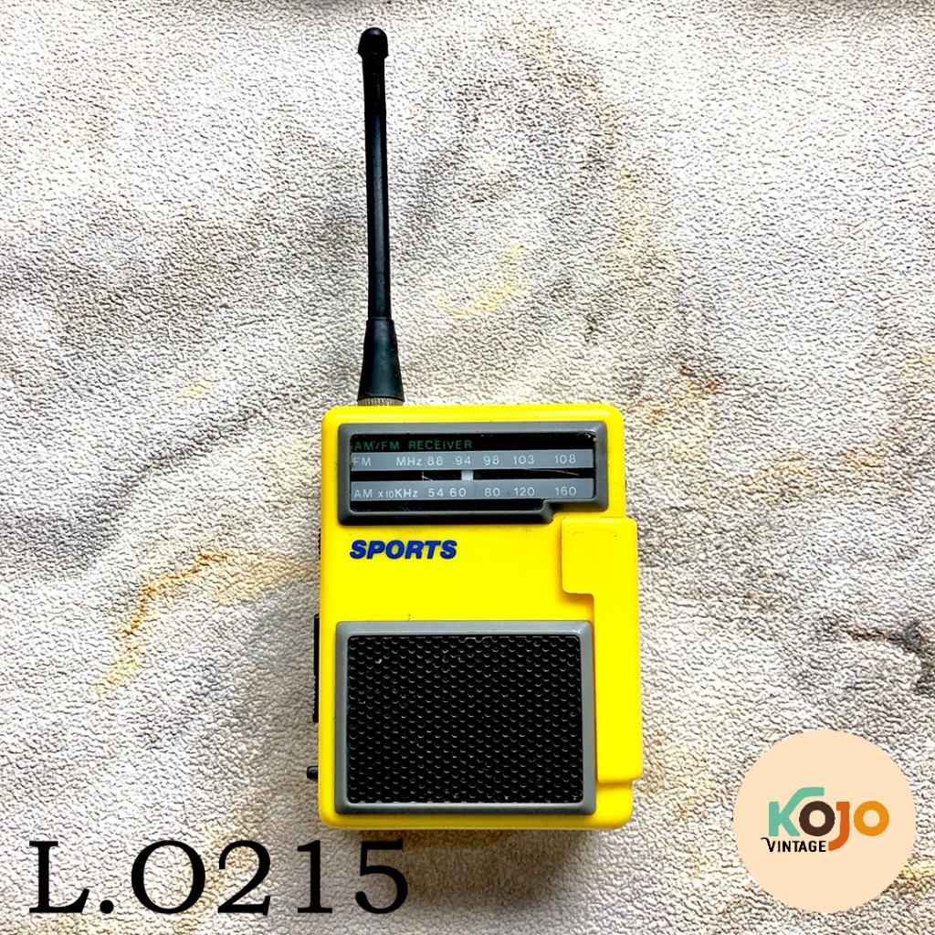 Radio Micro Sport Jadul Mini Pocket Radio Untested