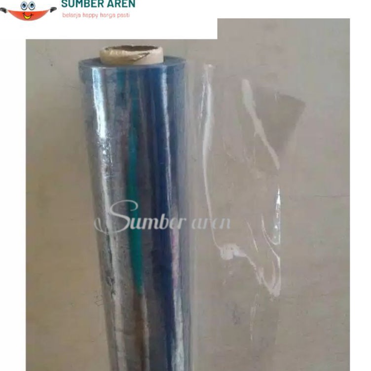 Pasti Bisaa Plastik Mika Bening Lentur Meteran Untuk Taplak Meja Tebal 15 mm 2mm