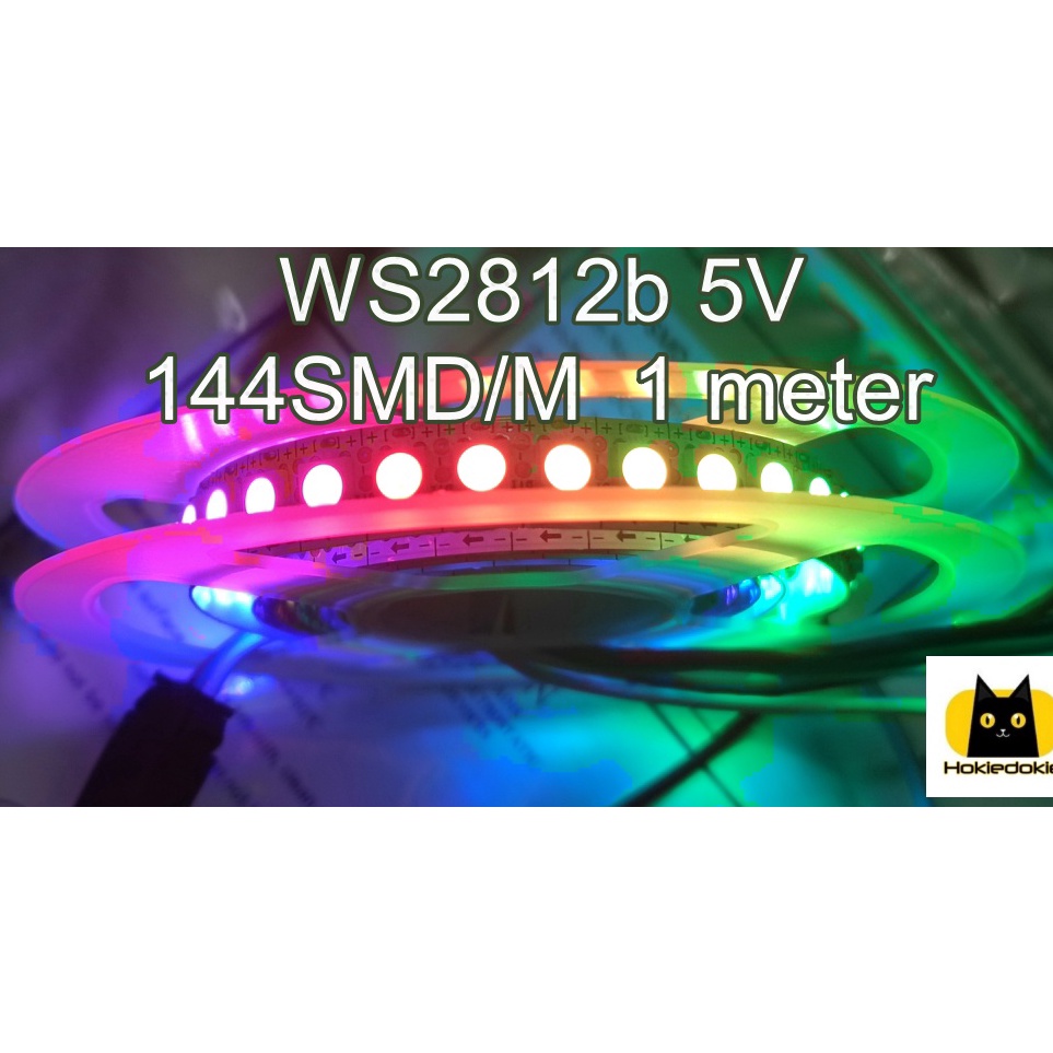 Best Product DAH LED STRIP Alis WS2812B WS2812 5V 1M 144 Pixel 144SMDM Addressable  A