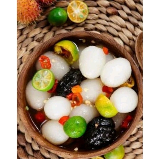 

Asinan Rambutan Kiamboy siap makan