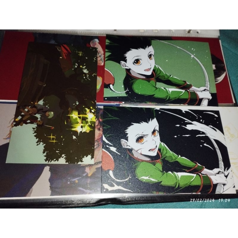 

Fanmerch postcard posca Gon freecss anime Hunter x Hunter hxh