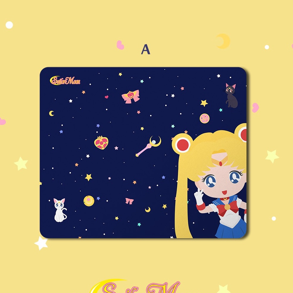 ART P92C Feragatha Ready Stock Custom Gaming Mousepad Antislip Kartun Sailor Moon Jepang Mousepad By