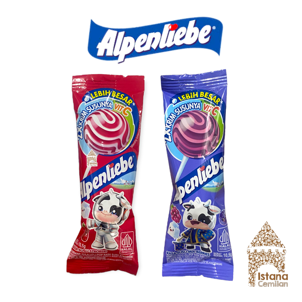 

Alpenliebe Lollipop Karamel / Stroberi / Mix Berries