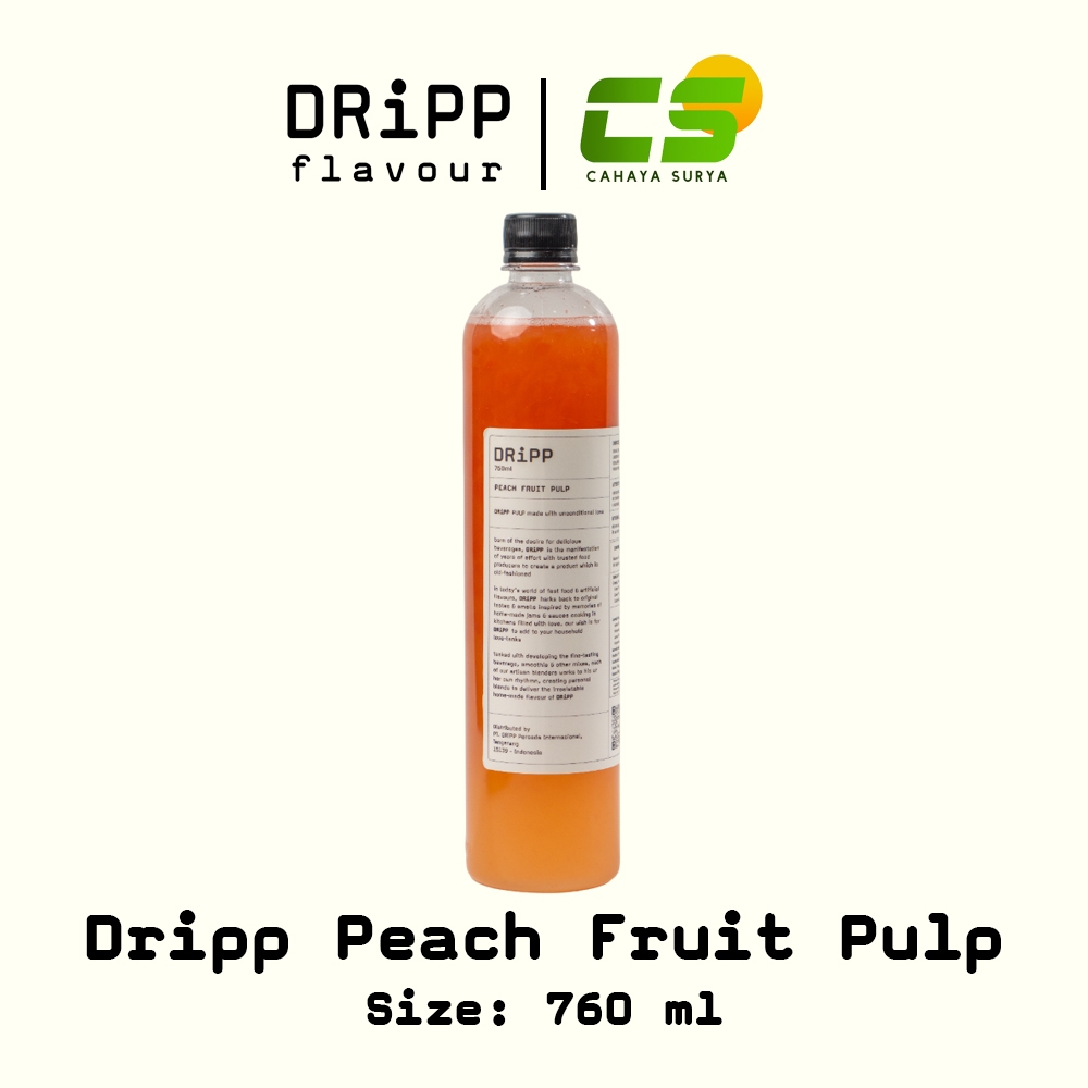 

Dripp Sirup / Syrup - Peach Fruit Pulp (Sirup Bubur Buah) 760 ml