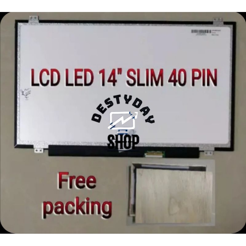 LCD LED 14.0 14 Inch SLIM 40 PIN