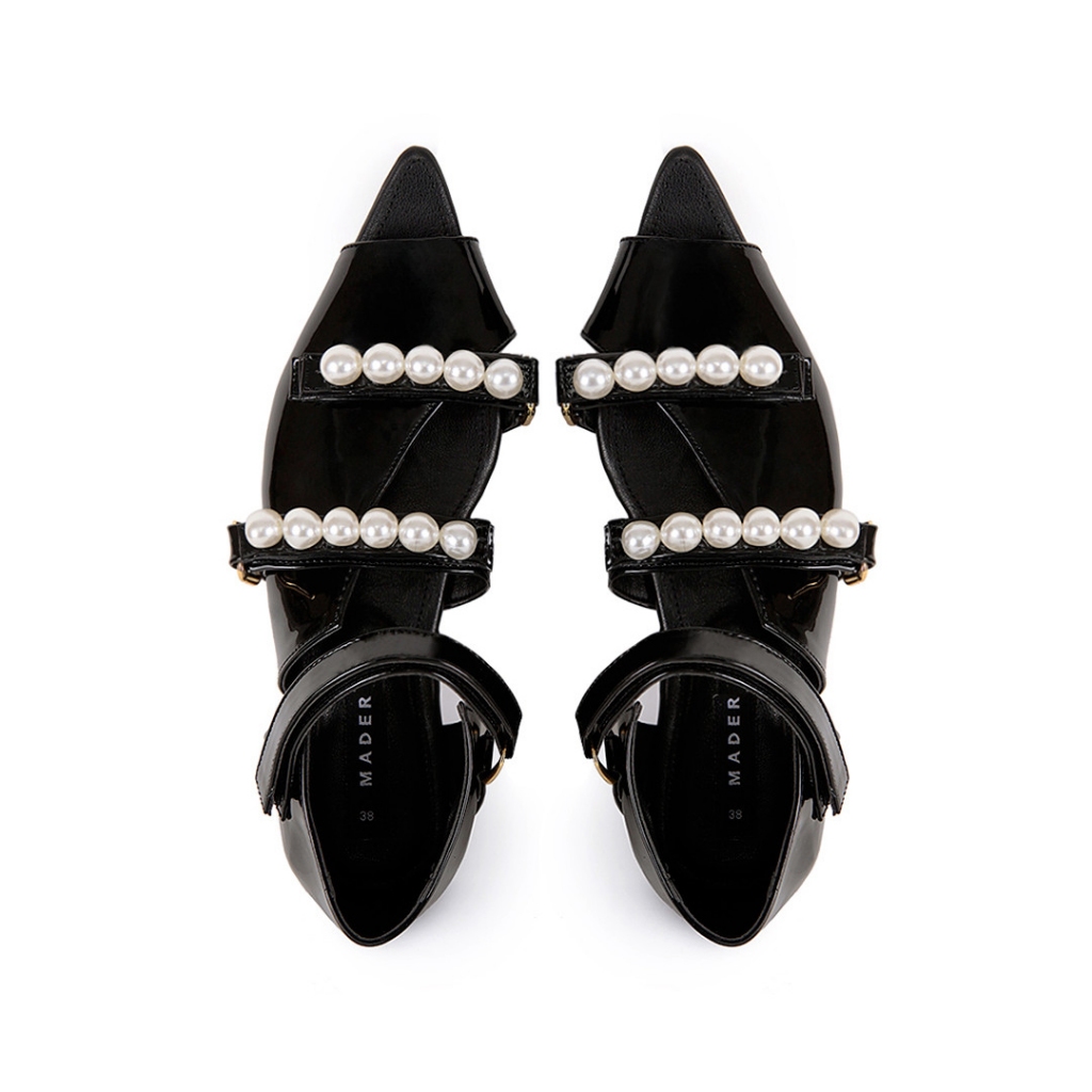 MADER Boba Pearl Open Toe Shoes