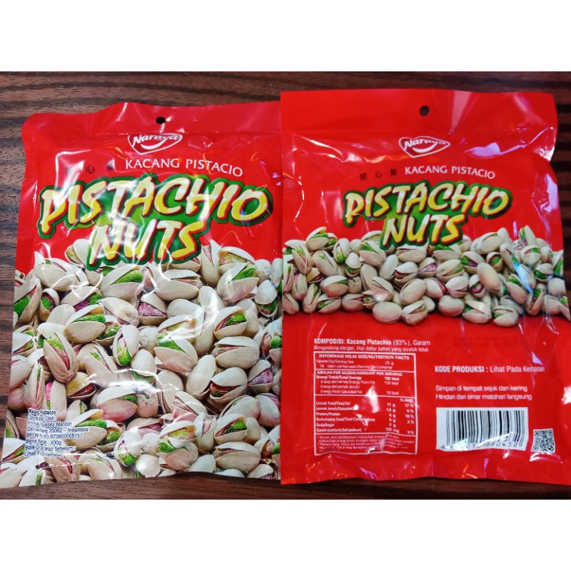 

NARAYA PISTACHIO NUTS 400GRAM/开心果/KACANG PISTACHIO ASIN/CEMILAN IMLEK