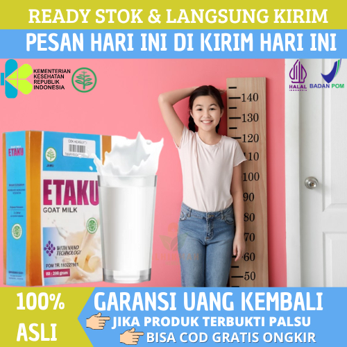 

Susu Penambah Tinggi Badan Alami, Susu Peninggi Badan Remaja Dewasa, Susu Hight Calcium, Obat Penambah Tinggi Badan, Susu Kambing Penambah Tinggi Badan - Susu Etaku Goat Milk ORIGINAL