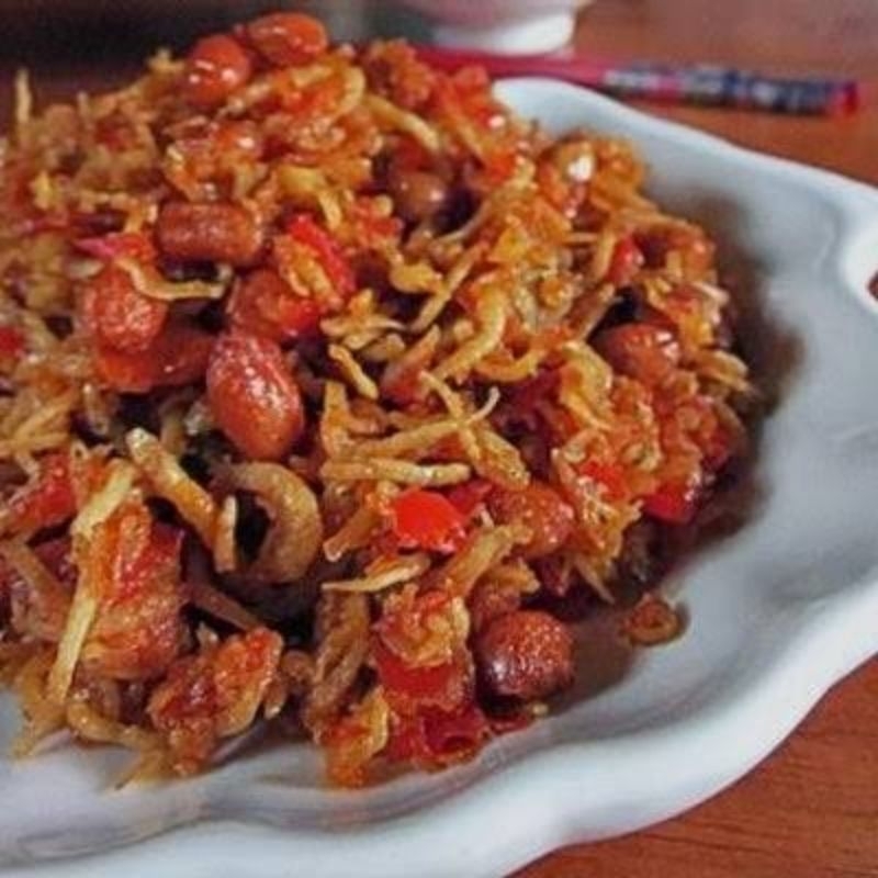 

RAGAM SAMBALAN - TERI KACANG BALADO 175GR | CABE TERI MEDAN KACANG | TERI KACANG RENYAH GURIH RENYAH
