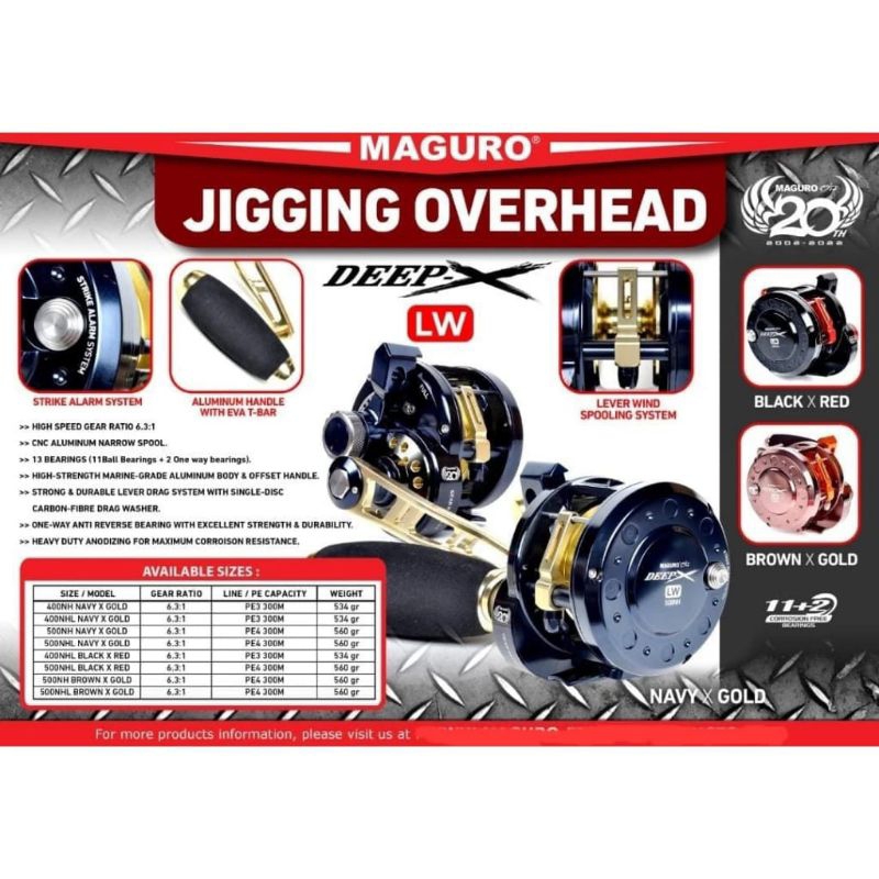 reel pancing OH Maguro Deep X LW 400NHL