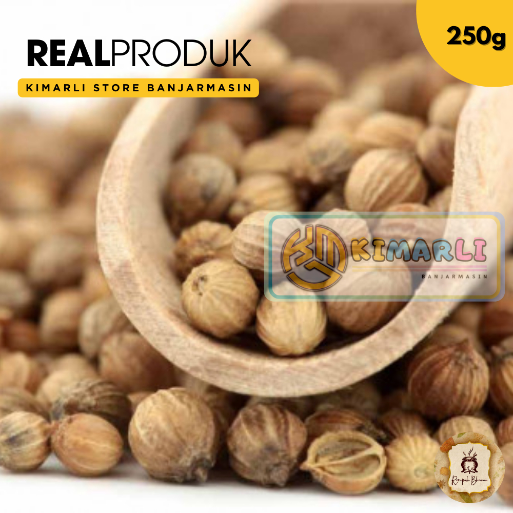 

250g || Ketumabr Hitam / Rempah & Bumbu Masak Asli Original Kualitas Premium Untuk Obat Jantung By. Kimarli.Store