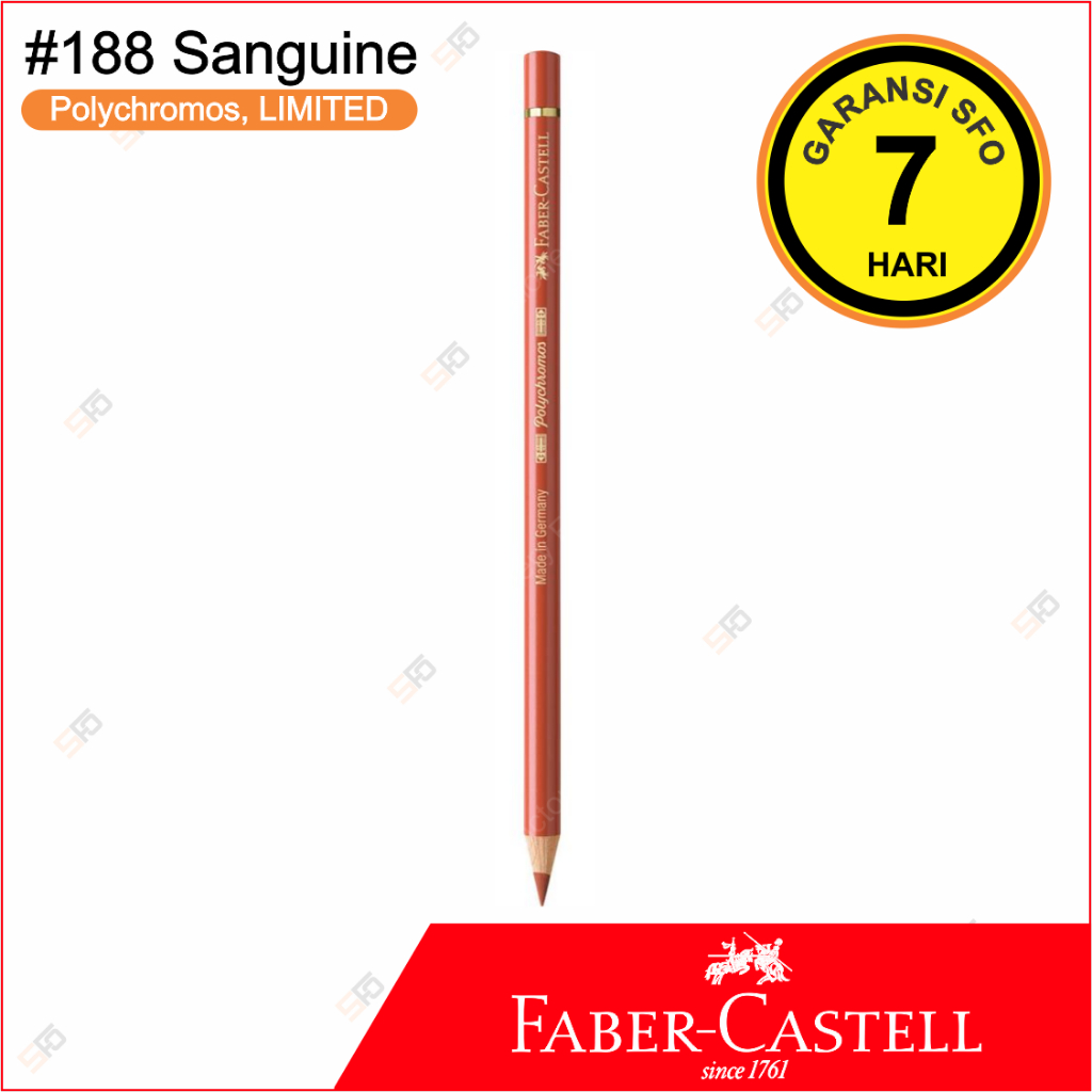 

LE Polychromos Faber Castell Satuan - 188 Sanguine - Limited Edition