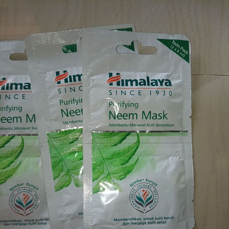 masker himalaya neem mask sachet