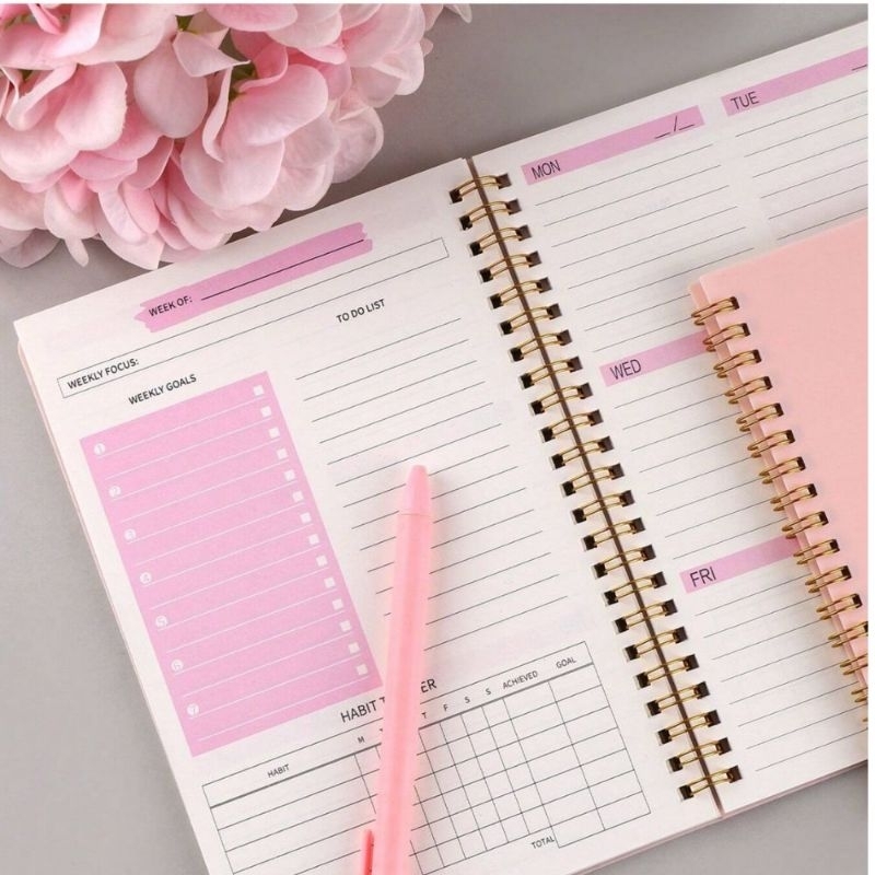 

JADATE Buku Catatan Mingguan Weekly Planner Note 52 Sheets A5 - Q046