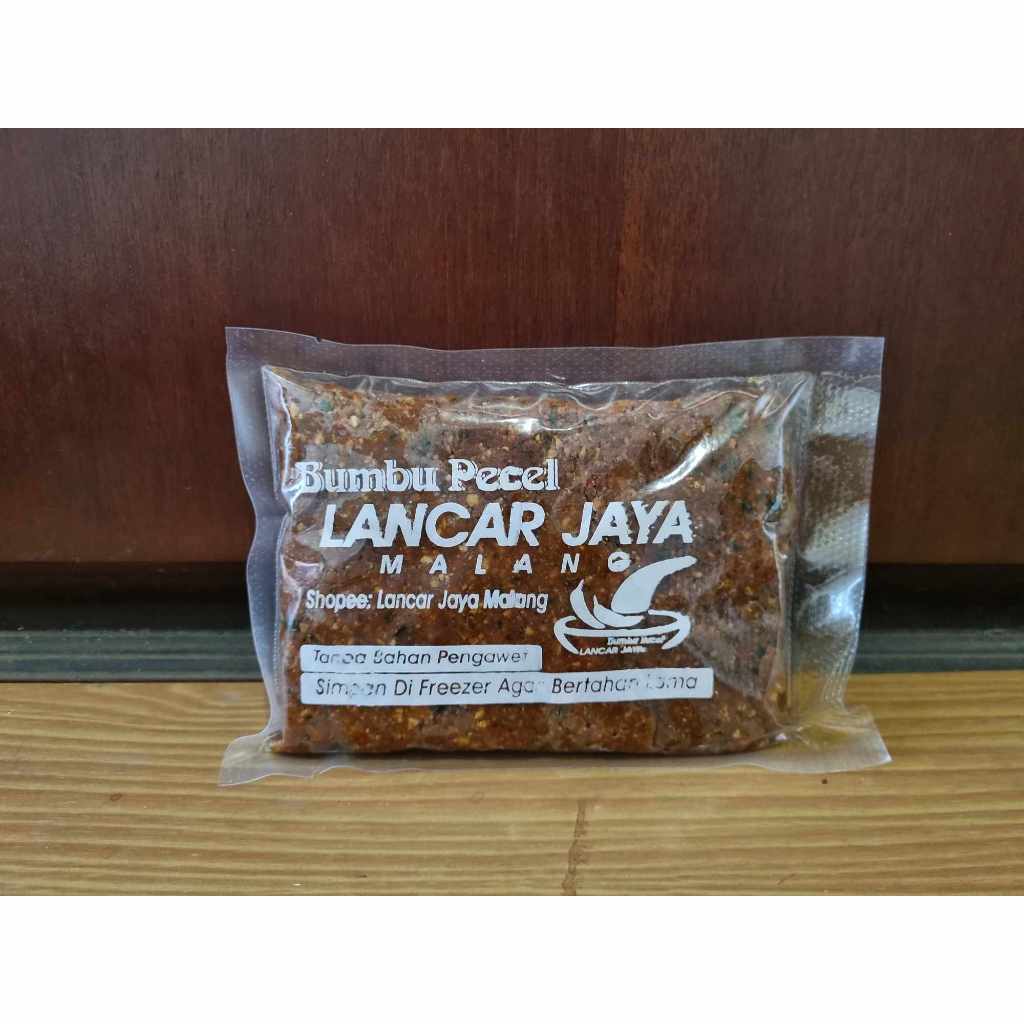 

Bumbu Pecel Lancar 100% Tanpa Bahan Pengawet Varian 200 gram