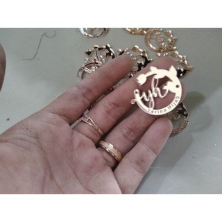 

label hijab ring bunga / label tas / label hijab/ bros hijab