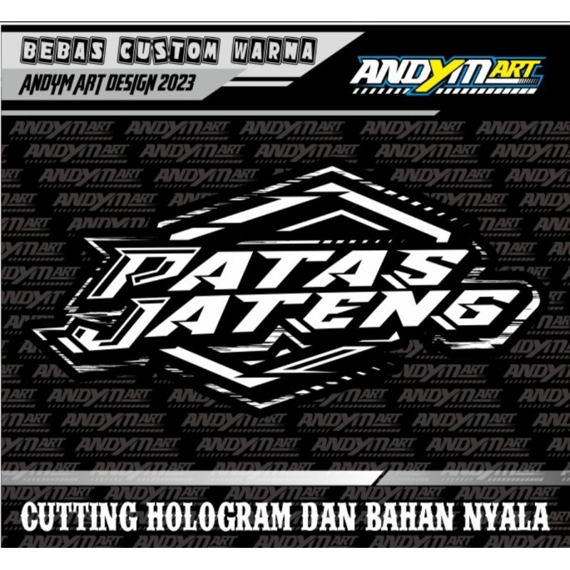 STICKER CUTTING PATAS JATENG CUTTING...