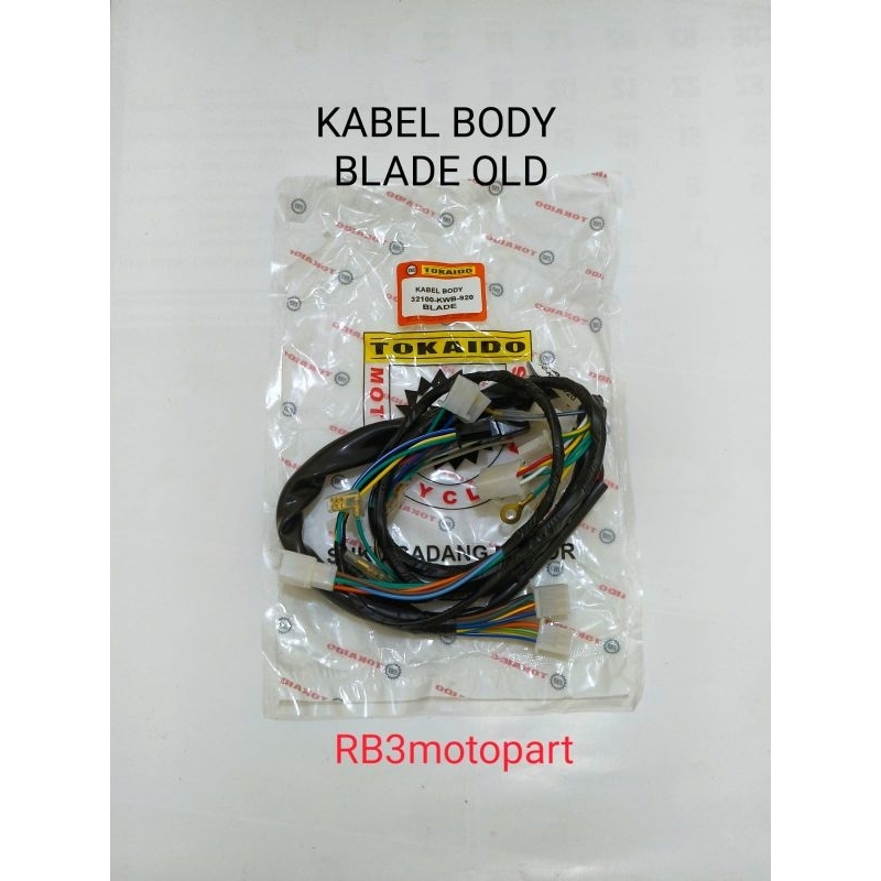 KABEL BODY BODI SET KOMPLIT BLADE OLD LAMA KWB TOKAIDO