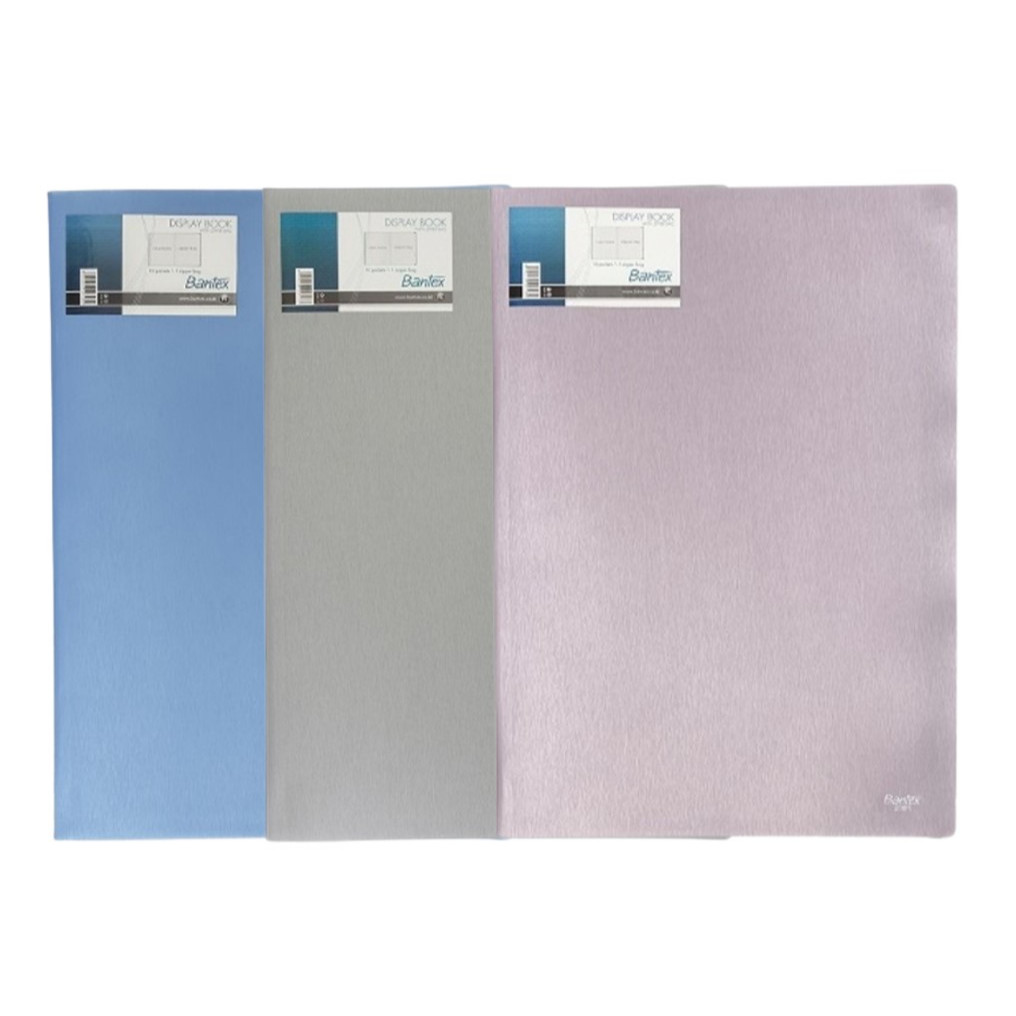 

Bantex Display Book & Zipper Bag Folio/F4 10 pocket # 3181 (pcs)