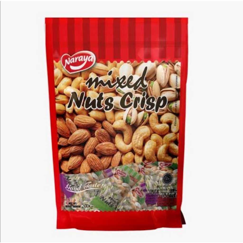 

Naraya Mixed Nuts Crisp 200g / Naraya Kacang Mix Import Crispy Nuts 200g