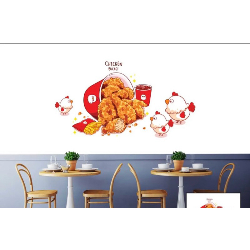 Wallpaper Custom Mural Makanan Cafe Restaurant Seafood Sushi Jepang Steik Bar Cafe DLL