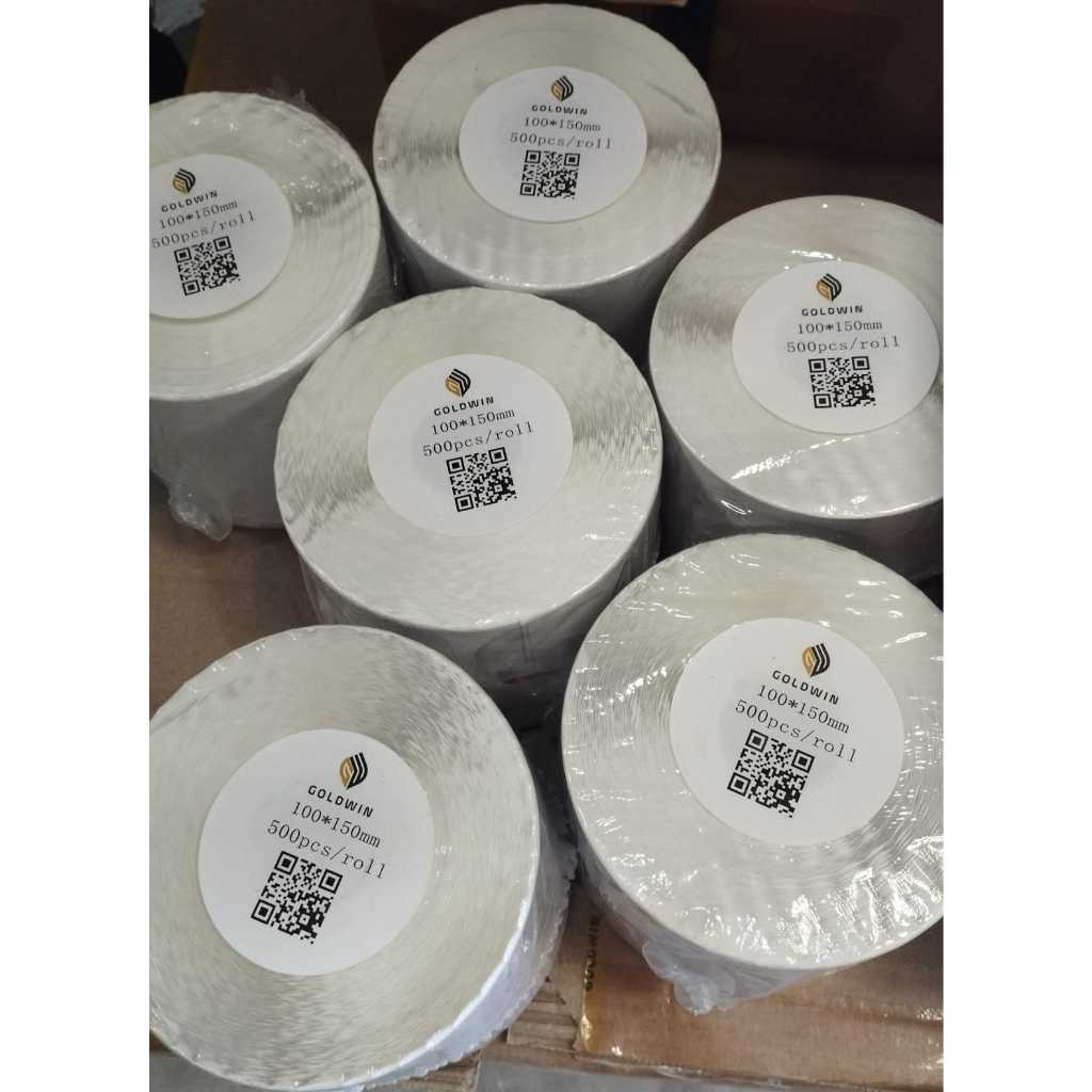 

RB STICKER KERTAS THERMAL LABEL 100X150 MM A6 500 LEMBAR