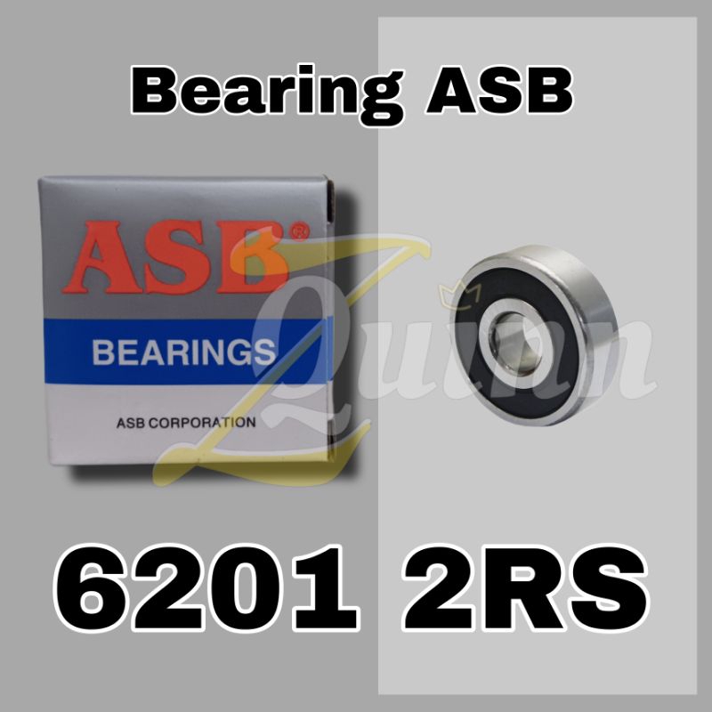 Bearing ASB 6201 2RS Laher Original Untuk Mesin Pompa Shimizu