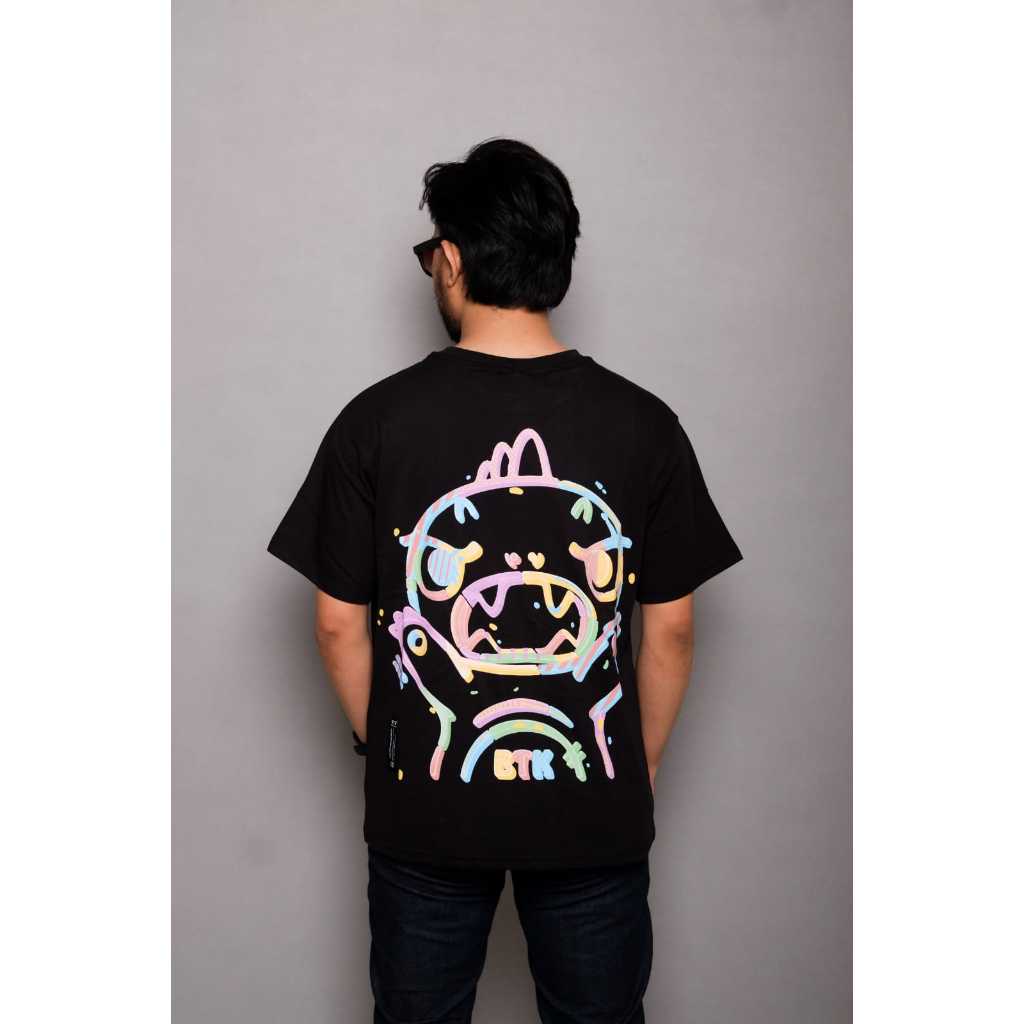 BTK BESTKILLER MACARON MONSTER BLACK TEE