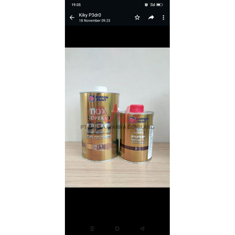 Clear Coat Nippon 221 ms 1L