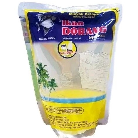 

Minyak Goreng Ikan Dorang Spesial / 1,9lt
