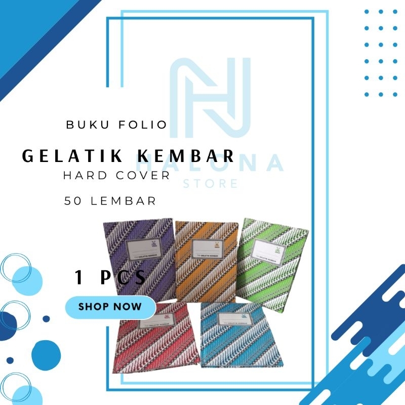 

Buku Folio / Hard cover Gelatik Kembar 50 Lembar