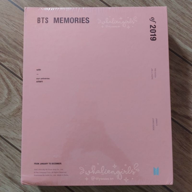 [OFFICIAL] FULLSET SEALED MEMORIES BTS 2019 || MEMO 19 BTS || NAMJOON RM SEOKJIN JIN YOONGI SUGA HOS