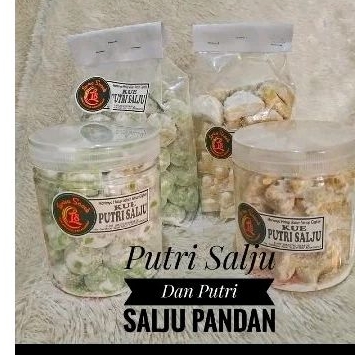 

Kue kering Putri Salju susu pandan 500 gram