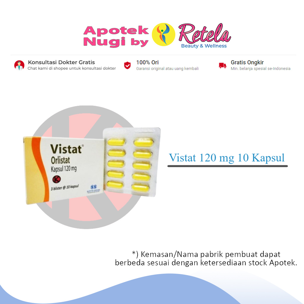 Vistat 120 mg 10 Kapsul