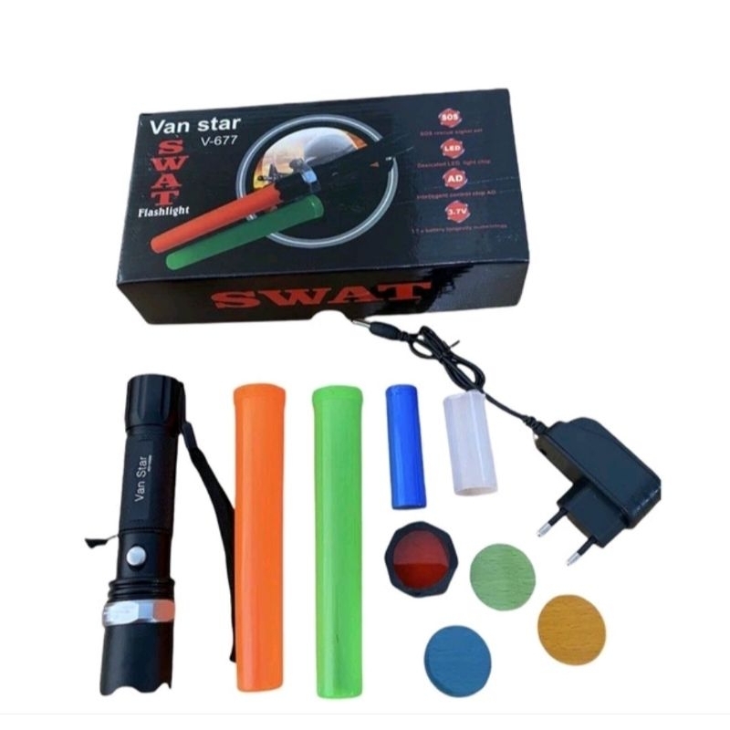 SENTER SWAT / SWAT FLASHLIGHT / SENTER BAI CHUAN SWAT / SENTER CAMPING /OUTDOORGEAR